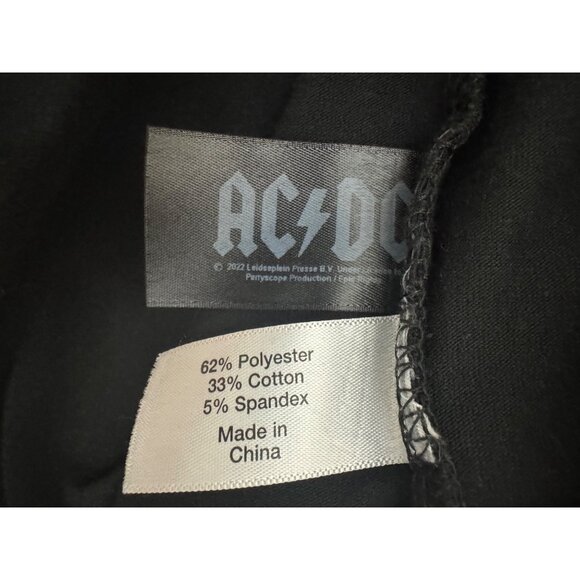 Lane‎ Bryant ACDC Soft T-Shirt Dress Black Studded Size 14/16 1X Plus Band Tee - Picture 9 of 10